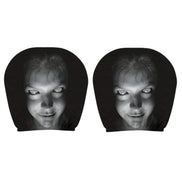 Auto Kopfstützenbezüge mit Ghost Face Design im 2er-Set – GhostRide