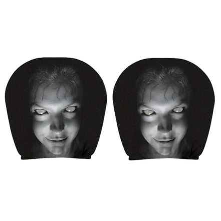 Auto Kopfstützenbezüge mit Ghost Face Design im 2er-Set – GhostRide