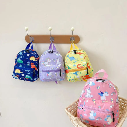 Kinder-Rucksack aus Nylon mit Dinosaurier-Motiv
