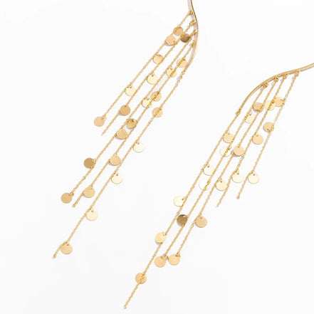 Étoile Damen Halskette mit Perlendetails und Anhänger im Quastendesign