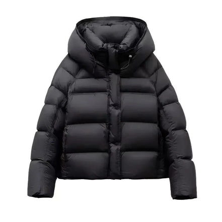 Larine Kurzjacke für Damen – Gefütterte Kapuzenjacke für Herbst und Winter
