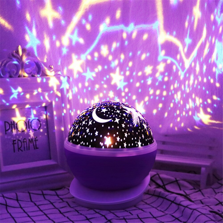 Star Shine Nachtlicht Kinderprojektor – Beruhigendes Sternenmeer für Babys 5