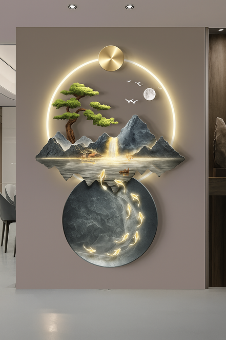 SunsetZen™ 3D-LED-Wandleuchte – Harmonische Lichtakzente Für Ihr Zuhause 2