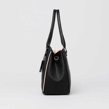 Florena Handtasche – Klassische Tasche mit dekorativen Details und verstellbarem Schulterriemen