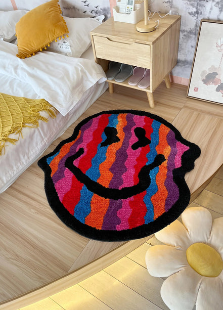 Trippy Smile Teppich – Farbenfrohes Design Für Ihr Zuhause 8