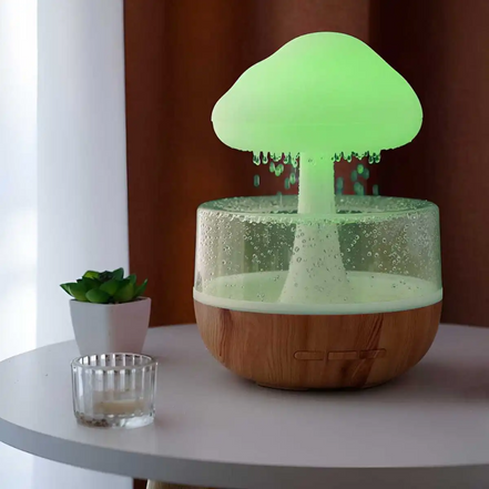 **Ultraschall Aroma Diffuser mit LED-Licht** – Beruhigender Regen-Effekt für Entspannung 1