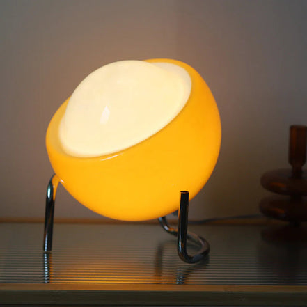 Vintage Bauhaus Eiförmige Tischlampe – Warmes Licht Für Stilvolle Räume 2