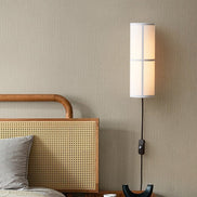 Zylindrische Stoff Wandlampe – Stilvolle Beleuchtung für Gemütliche Räume 4