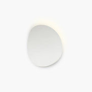 Moderne LED Wandleuchte aus Aluminium in Ovalem Design – Lunavera