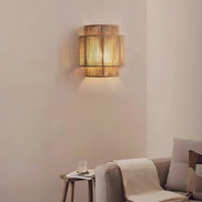 Wandleuchte mit Seildesign und E27 LED – Rovena