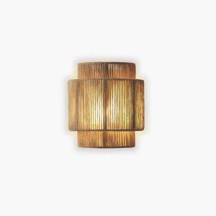 Wandleuchte mit Seildesign und E27 LED – Rovena