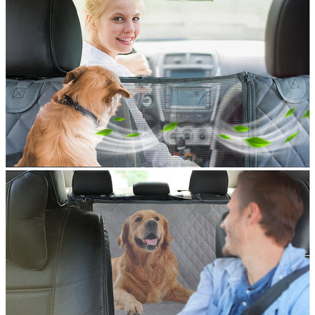 PetGuard Pro Autositzschutz für Hunde mit stabiler Bodenplatte