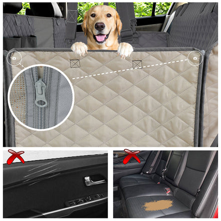 PetGuard Pro Autositzschutz für Hunde mit stabiler Bodenplatte