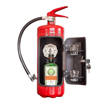 Flaschenhalter im Feuerlöscher-Design