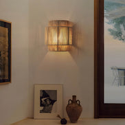 Wandleuchte mit Seildesign und E27 LED – Rovena