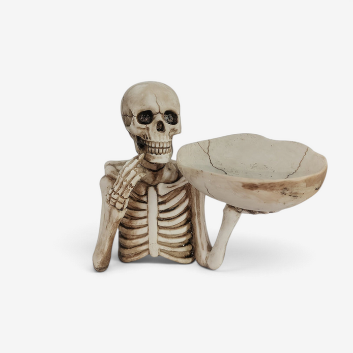 Skelett-Schalenhalter für Halloween-Dekoration – Mortis