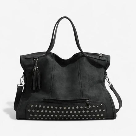 Valmera Schultertasche aus PU mit großem Innenfach und verstellbarem Gurt