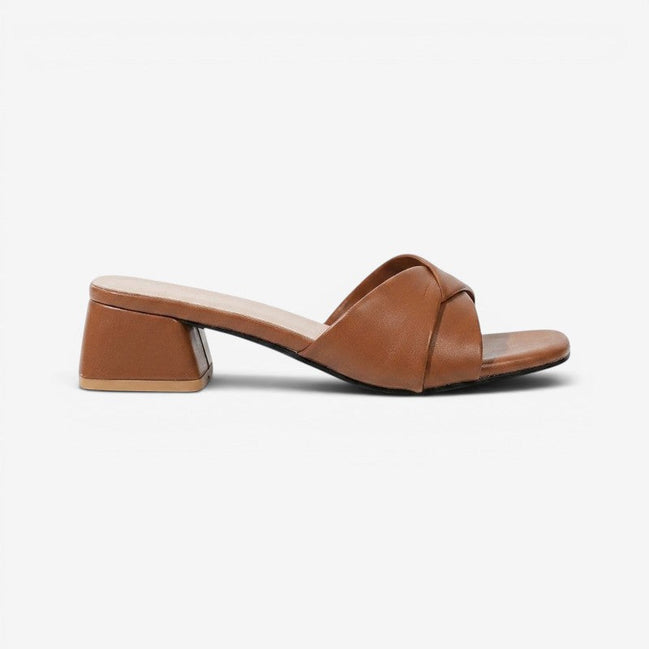 Loravelle Damen Schuhe mit offenem Design und Blockabsatz