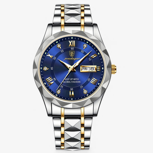 Valerio Herren Armbanduhr mit analoger Anzeige und sportlich-klassischem Design