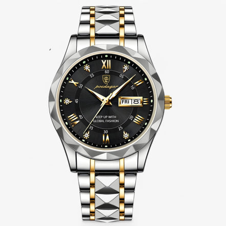 Valerio Herren Armbanduhr mit analoger Anzeige und sportlich-klassischem Design
