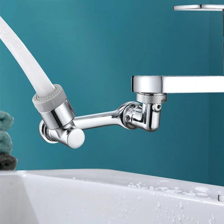 Aqura Flex Strahlaufsatz – Wasserhahn Aufsatz mit 1080° Drehung und zwei Strahlarten