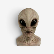 Alien Vollkopfmaske aus Latex und Silikon – Zarex