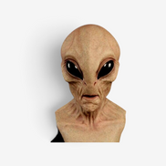 Alien Vollkopfmaske aus Latex und Silikon – Zarex