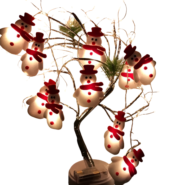 <strong>Schneemann Lichterkette</strong> – Charmante LED-Beleuchtung für Festliche Stimmung 0