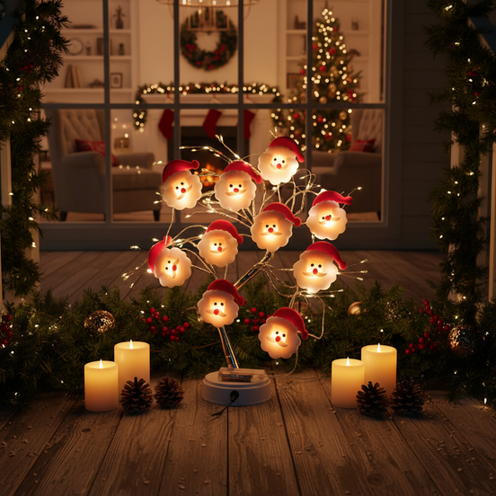 <strong>Schneemann Lichterkette</strong> – Charmante LED-Beleuchtung für Festliche Stimmung 1