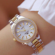 Lyravelle Damen Armbanduhr mit Quarzwerk und verborgenem Verschluss