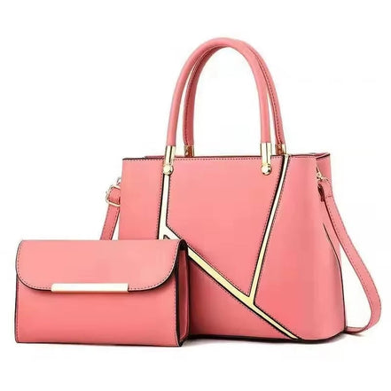 Gracelisse Damen Shopper Set mit geometrischem Muster und Pochette