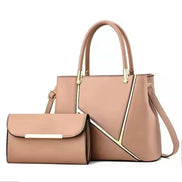 Gracelisse Damen Shopper Set mit geometrischem Muster und Pochette